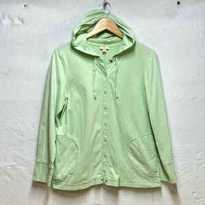 J. Jill Snap Button Hoodie